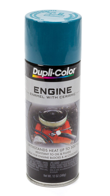 Dupli-Color/Krylon DE1619 Paint, Dupli-Color, Engine, High Temperature, Enamel, Gloss Chrysler Green, 12 oz Aerosol, Each