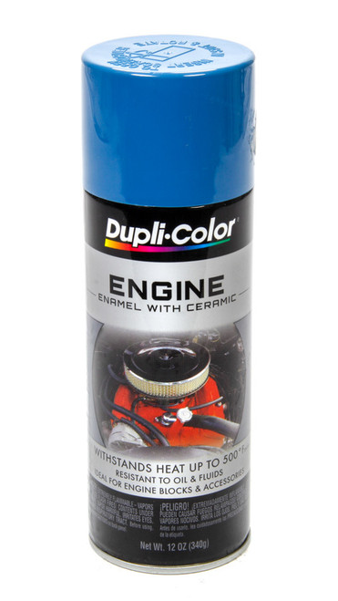 Dupli-Color/Krylon DE1631 Paint, Dupli-Color, Engine, High Temperature, Enamel, Gloss Chrysler Blue, 12 oz Aerosol, Each