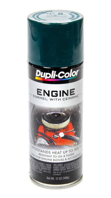 Dupli-Color/Krylon DE1644 Paint, Dupli-Color, Engine, High Temperature, Enamel, Gloss Racing Green, 12 oz Aerosol, Each
