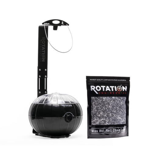 Seals-It RE-CWS-01 Chain Waxing System, Hot Wax Melt Lubricant, Rotating Chain Bath, Wax Included, Kit
