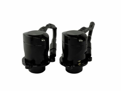 Turbosmart USA TS-0223-1041 Blow-Off Valve, Kompact EM, Dual Port, Diverter Valve, Plug and Play, Aluminum, Black Anodized, Mopar Hurricane, Pair