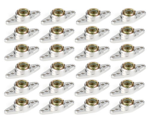 Ti22 Performance TIP4446 Mud Cover Installation Kit, Screw-In Inserts, Steel Nut, Aluminum, Natural, Set of 24