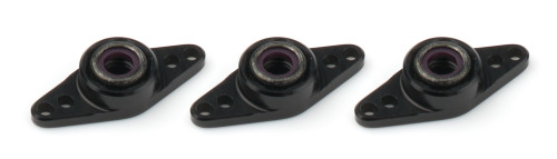 Ti22 Performance TIP4448 Mud Cover Installation Kit, Screw-In Inserts, Steel Nut, Aluminum, Black Anodized, Set of 3