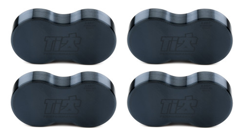 Ti22 Performance TIP5280 Injection Wash Plug, 2.687 in Stack Diameter, Plastic, Black, Kinsler Billet Injection, Set of 4