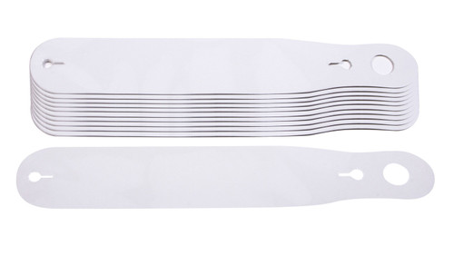Ultra Shield 1208 Helmet Shield Tear Off, 2 mm Thick, 12 in. Center to Center, Plastic, Clear, Simpson Helmets, Set of 200