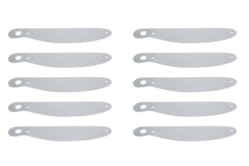 Ultra Shield 1220 Helmet Shield Tear Off, 2 mm Thick, 12.75 in. Center to Center, Plastic, Clear, Arai GP6, Set of 200