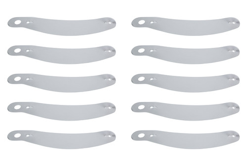Ultra Shield 1224 Helmet Shield Tear Off, 2 mm Thick, 12.25 in. Center to Center, Plastic, Clear, Bell 276, Set of 200