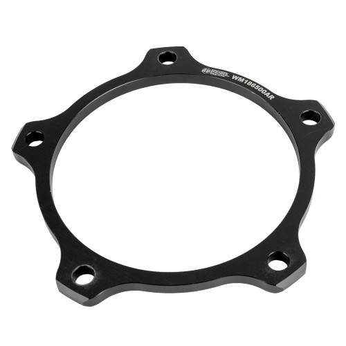 Wehrs Machine WM186500AR Wheel Spacer, Wide 5, 0.5 in. Thick, Aluminum, Black Anodized, American Racing Wheels, Each