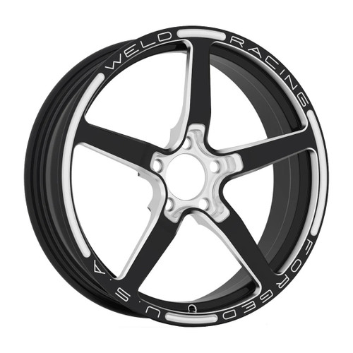 Weld Racing 788C-1704274-B Wheel, Alumastar Frontrunner, 17 x 4.5 in, 2.250 in. Backspace, 5 x 4.75 in. Bolt Pattern, Aluminum, Black Anodized, Each