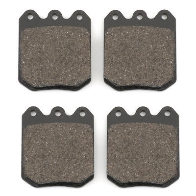 Brake Pads, High Performance, BP-22 Compound, High Friction, Ultra Low Noise / Dust, 0.50 in Thick, 6812, Ceramic, DynaPro Single Calipers, Set of 4