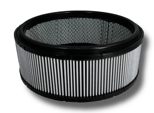 Walker Engineering 3000204-HPDM Air Filter Element, High Performance Dry Media, Round, 14 in. Diameter, 14 in. Tall, Wire Mesh Included, Synthetic, White, Each