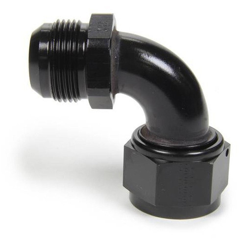 XRP-Xtreme Racing Prod. 920512BB Fitting, Adapter, 90 Degree, 12 AN Female to 12 AN Male, Aluminum, Black Anodized, Each