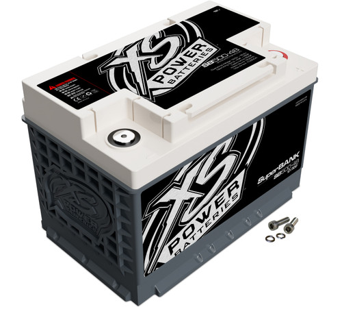 XS Power Battery SB500-48 Battery, Ultracapacitor, SuperBANK, 12-16.2V, 500 Farads, 4000 Watts, Threaded Terminals, Top Terminals, 10.94 in. L x 7.48 in. H x 6.93 in. W, Group 48, Each