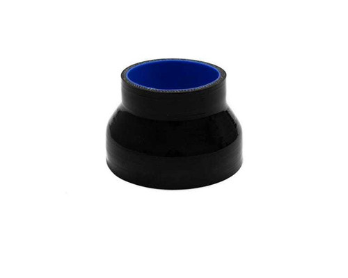 Brian Tooley Racing 425X300X300RBLK Tubing Coupler, Straight, Reducer, 4-1/4 in. to 3 in. ID, 3 in. Long, Silicone, Black, Each