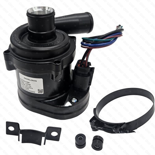 Davies, Craig DC-8430 Water Pump, EWP160, Electric, Remote Mount, 16 AN Female O-Ring/1-1/2 in. Hose Barb to 16 AN Female O-Ring/1-1/2 in. Hose Barb, 42.27 GPM, Aluminum, Black Powder Coat, Universal, Kit