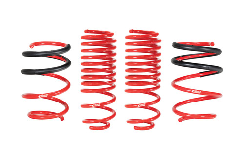 Eibach E20-40-036-02-22 Suspension Spring Kit, SPORTLINE, Lowering, 4 Coil Springs, Red Powder Coat, Honda Civic 2017-21, Kit