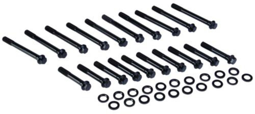 Ford M-6065-BOSS Cylinder Head Bolt Kit, 1/2 in. Bolt, Hex Head, Chromoly, Black Oxide, Small Block Ford, Kit