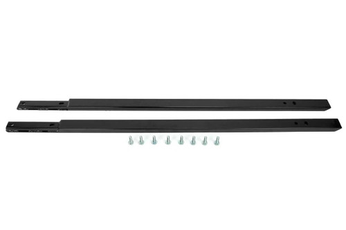 G Force Crossmembers GF-MJB15-C Jacking Rails, Driver/Passenger Side, Steel, Black Powder Coat, Ford Mustang 2015-26, Pair