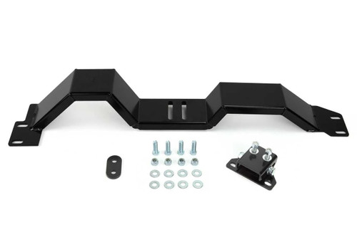 G Force Crossmembers RCS-10B-350 Transmission Crossmember, Bolt-On, Steel, Black Powder Coat, TH350, GM Compact SUV, Truck 1982-2005, Each