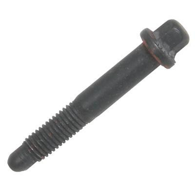 Chevrolet Performance 12560961 Rocker Arm Bolt, 8 mm x 1.25 Thread, 2.075 in. Long, Steel, Black Oxide, GM LS-Series, Each