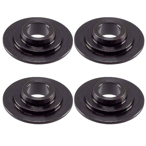 Melling 475274 Valve Spring Retainer, 7 Degree, 1.236 in. OD, 0.864 in. Step OD, 0.610 in. ID, Chromoly, Black Oxide, Set of 4