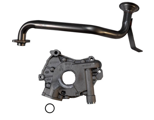 Melling M396HV-376S Oil Pump, Wet Sump, Internal, High Volume, High Pressure, Pickup Included, Aluminum, Natural, Ford Coyote, Each