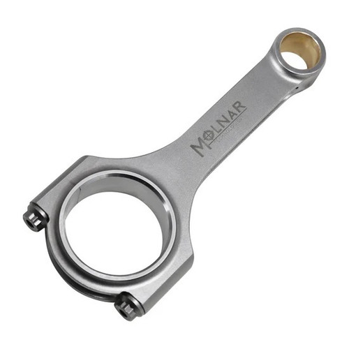 Molnar Technologies FH6300NLB8-A Connecting Rod, H Beam, 6.300 in. Long, 7/16 in. Cap Screws, ARP2000 Bolt, Billet Steel, Small Block Ford, Set of 8