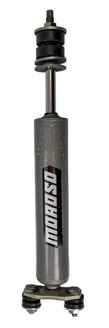 Moroso 26301 Shock, Drag, Monotube, 11 in. Compressed/16.5 in. Extended, Adjustable, Steel, Gray Paint, Front, Chevy II 1962-67, Each