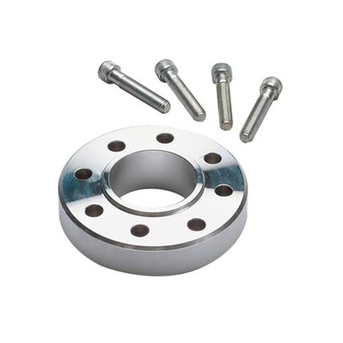 March Performance 1433 Crankshaft Pulley Spacer, 0.938 in. Thick, Aluminum, Natural, SVO/Summit Balancer, Small Block Ford, Each