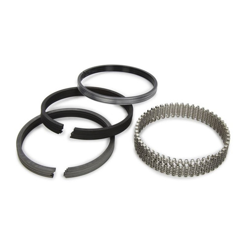 JE Pistons J100S8-4470-5 Piston Ring Set, 8 Cyl. 4.470 in. Bore, 1/16 x 1/16 x 3/16, File Fit