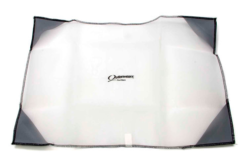 Outerwears 11-2794-12 Radiator Screen, Speed Screen, 17 x 25 in, Polyester, White, Mastersbilt Chassis, Each