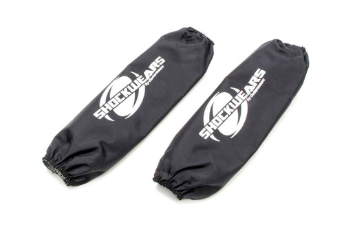 Outerwears 30-1245-01 Shock Cover, Shockwears, 10 in. Long, 3.500 in. OD, Elastic Ends, Hook and Loop Closure, Polyester, Black, Pair