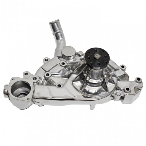 PRW Industries, Inc. 1434616 Water Pump, Mechanical, 5/8 in. Pilot, Pump Only, Aluminum, Polished, GM LS-Series, Each