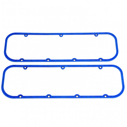 PRW Industries, Inc. 4174851 Valve Cover Gasket, 0.188 in. Thick, Rubber Coated Steel, Blue, Perimeter Bolt, Big Block Chevy, Pair