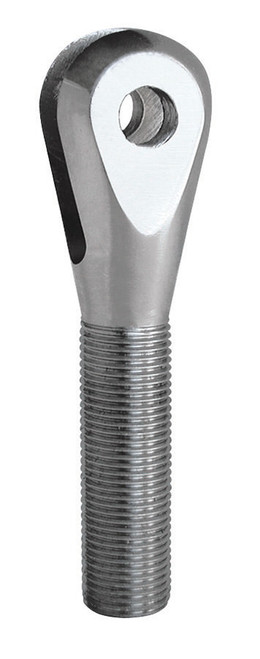 QA1 CL4-5 Rod End, Clevis, 1/4 in. Bore, 5/16-24 in. Left Hand Male Thread, 3/16 in. Slot, Steel, Zinc Plated, Each