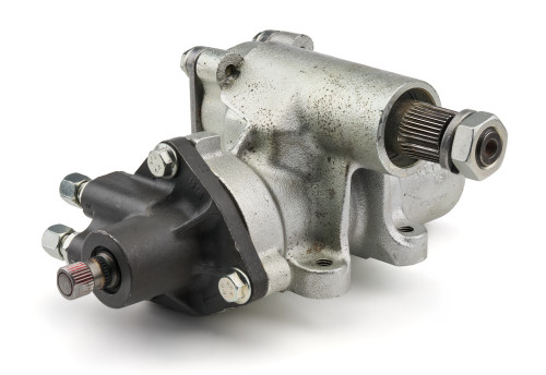 Sweet 210-08210 Steering Box, Power, Sportsman 600 Series, 4-Bolt, 3/4 in. 30 Spline, 8 to 1 Ratio, 0.210 in. Valve, Iron, Natural, Universal, Each