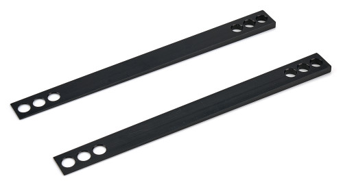 Ti22 Performance TIP5020 Motor Plate, Front, 19.5 in. Center to Center, 0.375 in. Thick, Aluminum, Black Anodized, Natural, Sprint Car, Each