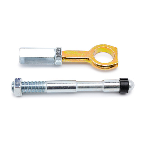 Wilwood 330-12898 Master Cylinder Pushrod, 3/8-24 in. Thread, Adjustable, 0.640 in. Eyelet, Pushrod/Hardware Included, Steel, Cadmium Plated, Ford Mustang 1965-73, Kit