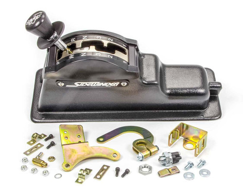 Winters 357-1B Shifter, Lockout Sidewinder, Automatic, Floor Mount, Forward Pattern, Reverse Guard, 5 ft Cable, Hardware Included, C4, Kit