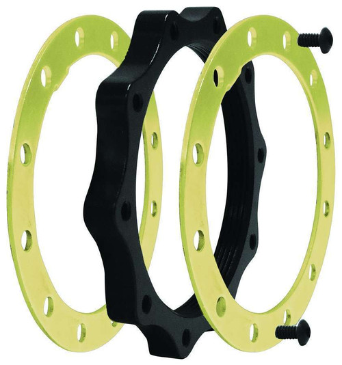 Winters 4301 Spindle Nut, Locking, Aluminum, Black Anodized, 2-7/8 in. Wide 5/5x5 Hub, Kit