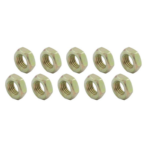 Allstar ALL18251-10 Jam Nuts, 1/4-28 in. Left Hand Steel, Pack of 10