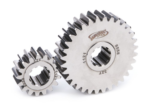 Winters 8558 Quick Change Gear Set, 8500 Series, Set 58, 10 Spline, 4.12 Ratios 7.76/2.19, 4.86 Ratios 9.14/2.58, Steel, Polished, Each
