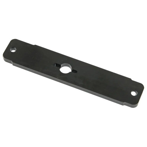 Winters 62277 Bellhousing Component, Idler Mounting Plate, 6.813 in. Center to Center Mounting Holes, Aluminum, Black Anodized, Each