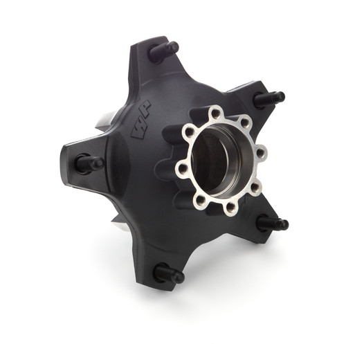 Winters 6690-8208-H Wheel Hub, Front/Rear, Wide 5, 8-Bolt Flange, Aluminum, Black Thermal Coated, Each