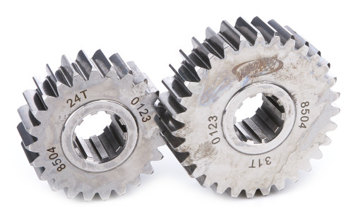 Winters 8504 Quick Change Gear Set, 8500 Series, Set 4, 10 Spline, 4.12 Ratios 5.32/3.19, 4.86 Ratios 6.27/3.76, Steel, Polished, Each