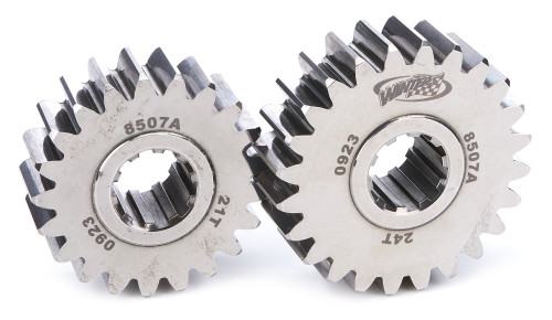 Winters 8507A Quick Change Gear Set, 8500 Series, Set 7A, 10 Spline, 4.12 Ratios 4.71/3.61, 4.86 Ratios 5.55/4.25, Steel, Polished, Each