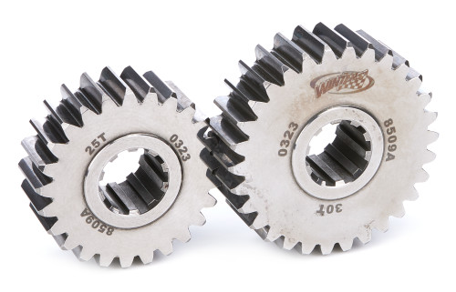 Winters 8509A Quick Change Gear Set, 8500 Series, Set 9A, 10 Spline, 4.12 Ratios 4.94/3.43, 4.86 Ratios 5.83/4.05, Steel, Polished, Each