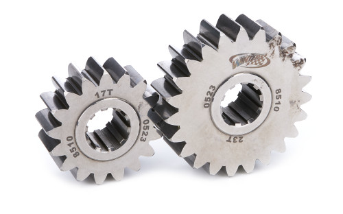 Winters 8510 Quick Change Gear Set, 8500 Series, Set 10, 10 Spline, 4.12 Ratios 5.57/3.05, 4.86 Ratios 6.57/3.59, Steel, Polished, Each