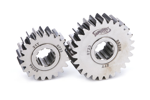 Winters 8520A Quick Change Gear Set, 8500 Series, Set 20A, 10 Spline, 4.12 Ratios 5.30/3.20, 4.86 Ratios 6.25/3.78, Steel, Polished, Each