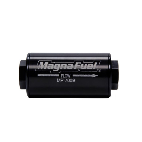 MagnaFuel MP-7009-BLK 74 Micron, -10AN In-Line Filter, Stainless Element, Black, Each
